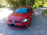 Usata VW Golf VI GTI 210 CV (154 kW) 2009 Rosso Utilitaria