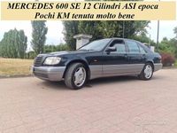 Occasion Mercedes S600 SE 408 ch (300 kW) 1992 Noir Berline