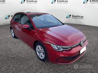 Usata VW Golf VIII Life 131 CV (96 kW) 2021 Rosso Berlina