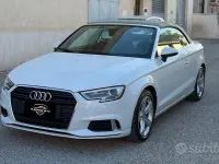 Usata Audi A3 Cabriolet 110 CV (80 kW) 2017 Bianco Cabrio