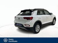 Usata VW T-Roc Life 110 CV (80 kW) 2022 Bianco SUV