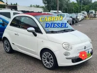 Usata Fiat 500C Lounge 95 CV (69 kW) 2011 Bianco Cabrio