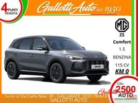 Nuova MG ZS Comfort 115 CV (84 kW) 2025 Grigio SUV