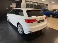Usata Audi A3 S-Line 150 CV (110 kW) 2019 Bianco Berlina