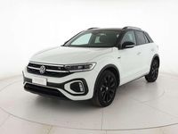 Usata VW T-Roc R-line 110 CV (80 kW) 2022 Pure white nero SUV