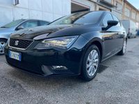 Usata Seat Leon 115 CV (84 kW) 2015 Nero Berlina