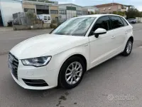 Usata Audi A3 Ambition 110 CV (80 kW) 2014 Bianco Berlina