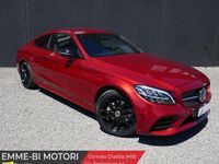 Usata Mercedes C180 Premium 156 CV (114 kW) 2019 Rosso Coupé