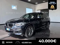 Usata BMW X4 M Sport 249 CV (183 kW) 2020 Blu/azzurro SUV