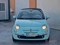 Usata Fiat 500C 70 CV (51 kW) 2015 Verde Cabrio
