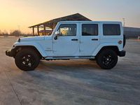 Usata Jeep Wrangler Unlimited Sahara 200 CV (147 kW) 2014 Bianco SUV