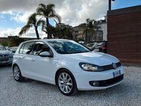 Usata VW Golf VI 110 CV (80 kW) 2010 Bianco Utilitaria