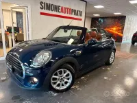 Usata Mini Cooper Cabriolet Hype 136 CV (100 kW) 2018 Blu/azzurro Cabrio