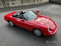 Usata Alfa Romeo Spider 122 CV (89 kW) 1990 Rosso Cabrio