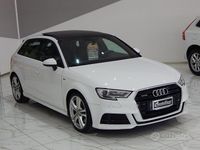 Usata Audi A3 S-Line 184 CV (135 kW) 2016 Bianco Berlina