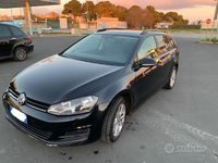 Usata VW Golf VII Comfortline 110 CV (80 kW) 2016 Nero Station wagon