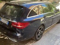 Usata Mercedes C300e 204 CV (150 kW) 2016 Blu/azzurro Station wagon