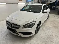 Usata Mercedes CLA200 AMG line 156 CV (114 kW) 2018 Bianco Coupé