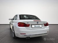 Usata BMW 420 Luxury Line 190 CV (139 kW) 2018 Bianco Cabrio