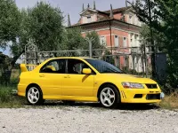 Usata Mitsubishi Lancer 280 CV (205 kW) 2001 Giallo Berlina