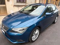 Usata Seat Leon Style 105 CV (77 kW) 2013 Blu Berlina