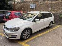 Usata VW Golf VII 110 CV (80 kW) 2014 Bianco Station wagon