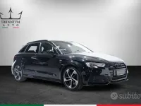 Usata Audi A3 Sport 190 CV (139 kW) 2019 Nero Berlina