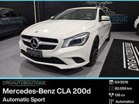 Usata Mercedes CLA200 136 CV (100 kW) 2016 Bianco Berlina