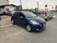 Usata Peugeot 208 Active 82 CV (60 kW) 2014 Blu Utilitaria