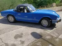 Usata Triumph Spitfire 1970 Blu Cabrio
