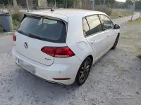 Usata VW Golf VII Sport 131 CV (96 kW) 2019 Bianco Berlina