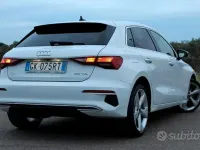 Usata Audi A3 Advanced 150 CV (110 kW) 2022 Bianco Berlina
