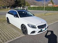 Usata Mercedes C220 Premium 194 CV (142 kW) 2018 Bianco Station wagon