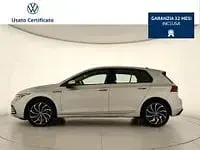 Usata VW Golf VIII Life 116 CV (85 kW) 2020 Argento Utilitaria