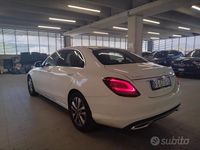 Usata Mercedes C220 194 CV (142 kW) 2018 Bianco Berlina