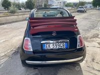 Usata Fiat 500C Lounge 95 CV (69 kW) 2011 Nero Cabrio