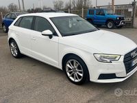 Usata Audi A3 115 CV (84 kW) 2019 Bianco Berlina