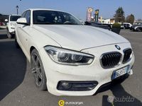 Usata BMW 116 Sport Line 116 CV (85 kW) 2016 Bianco pastello Utilitaria