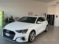 Usata Audi A3 Advanced 110 CV (80 kW) 2024 Bianco Berlina