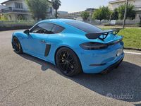 Usata Porsche 718 Cayman GT4 420 CV (308 kW) 2019 Blu/azzurro Coupé