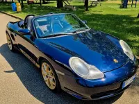 Usata Porsche Boxster 230 CV (169 kW) 2004 Blu Cabrio