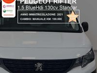 Usata Peugeot Rifter Active 131 CV (96 kW) 2021 Bianco Monovolume