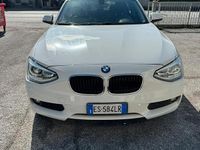 Begagnad BMW 114 Sport Line 95 HK (69 kW) 2013 Vit Halvkombi