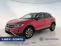 Usata VW T-Roc Style 116 CV (85 kW) 2022 Rosso  tetto nero SUV