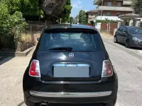 Usata Fiat 500 Lounge 75 CV (55 kW) 2009 Nero Cabrio