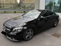 Usata Mercedes C200 Premium 184 CV (135 kW) 2019 Nero Coupé