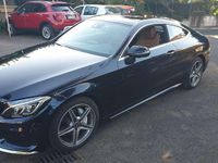 Usata Mercedes C220 Premium 170 CV (125 kW) 2018 Blu/azzurro Coupé