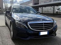 Usata Mercedes C220 Exclusive 170 CV (125 kW) 2017 Blu/azzurro Station wagon