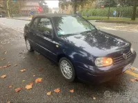 Usata VW Golf 101 CV (74 kW) 1999 Bluazzurro Cabrio