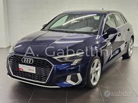 Usata Audi A3 Advanced 150 CV (110 kW) 2021 Blu Berlina